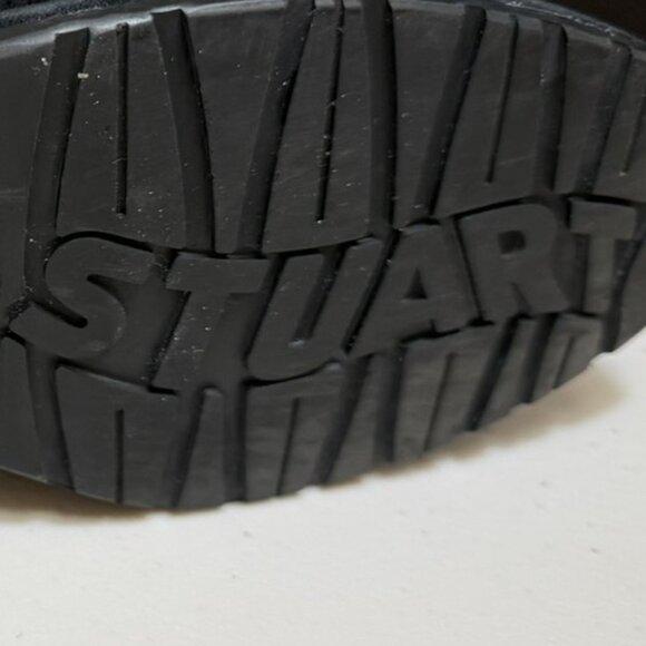 Stuart Weitzman Lowland Black Suede Over the Knee Boots 6M - Picture 7 of 13